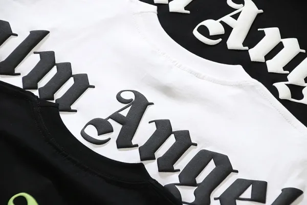 Palm Angels Logo Graphic Oversized T-Shirt Black - 18