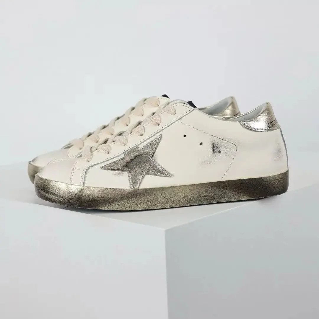 Golden Goose Sneakers Super-Star glitter star low-top — 12