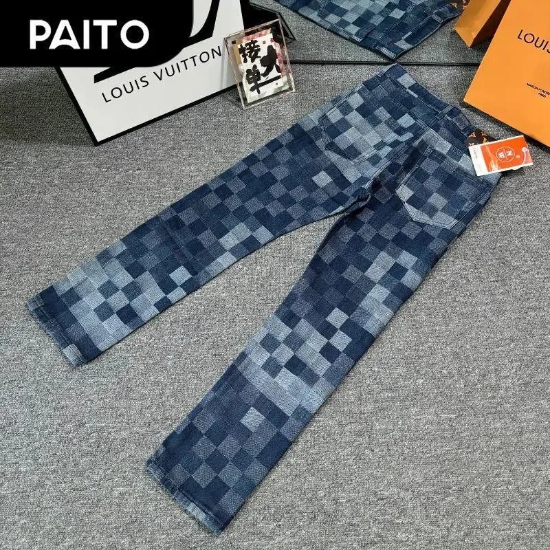 Louis Vuitton Jeans Monogram Print Denim — 6