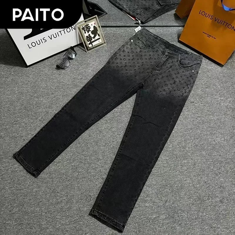 Louis Vuitton Jeans Monogram Print Denim image 10