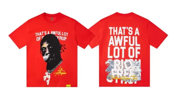 Cactus Jack That's A Awful Lot Of Syrup Red T-Shirt - 1