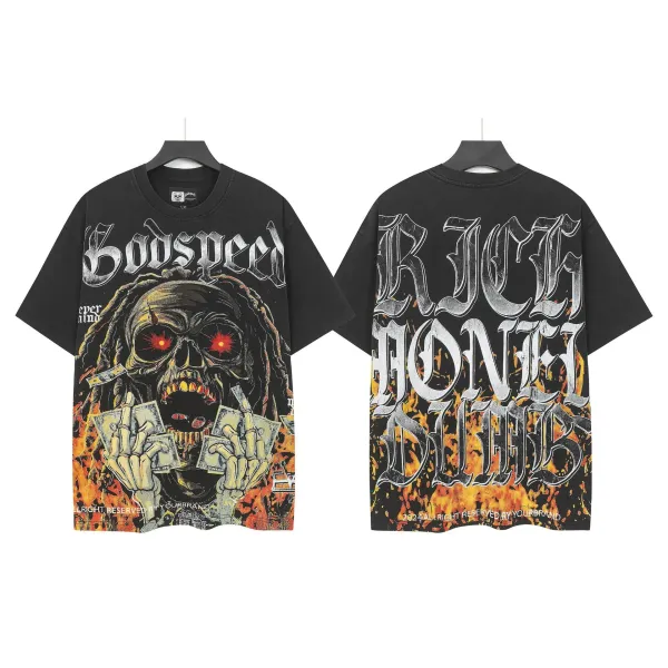 Godspeed Rich Honey Dumbs Black Graphic T-Shirt - 1