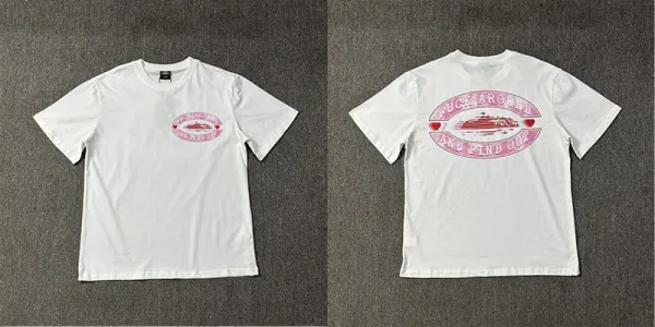 Design 'Fuck Around and Find Out' Pink Graphic T-Shirt - 1