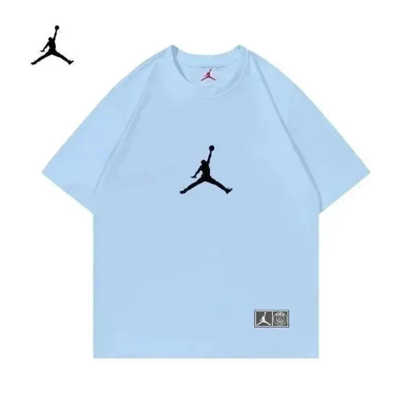 Off-White x Air Jordan Collaboration T-Shirt Black and White - 8