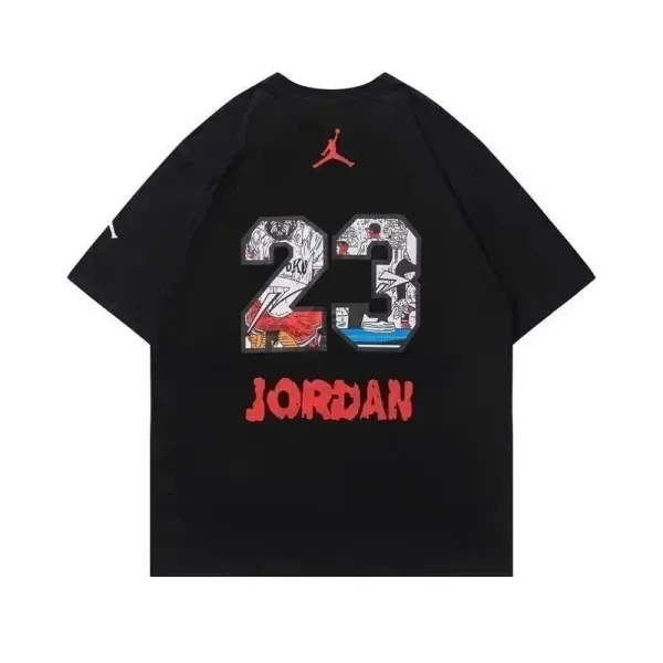 Air Jordan 23 Graphic Print Black T-Shirt - 1