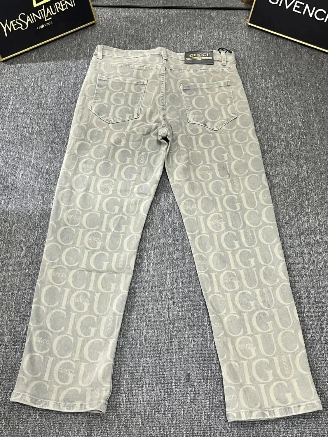 Louis Vuitton Jeans Monogram Print Denim image 13