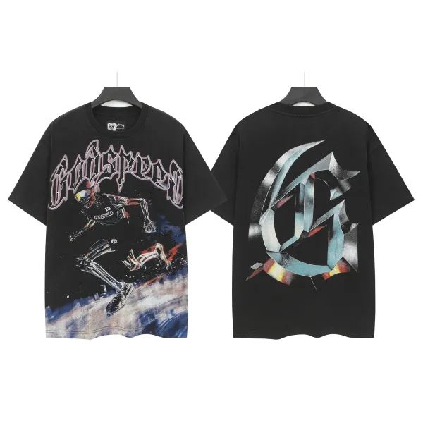 Godspeed Skeleton Runner Black T-Shirt - 1