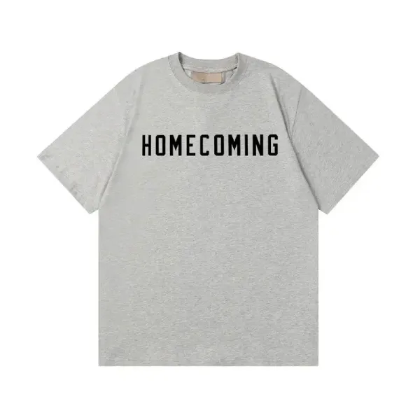 Design Homecoming Graphic T-Shirt Gray - 1
