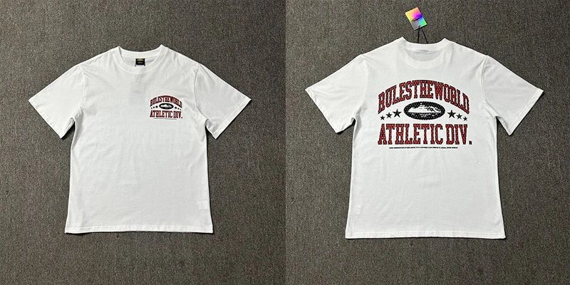 Design RulestheWorld Athletic Div. White T-Shirt T-Shirts