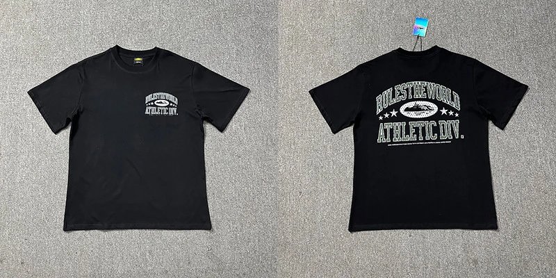 Design Rule The World Athletic Div. Black T-Shirt