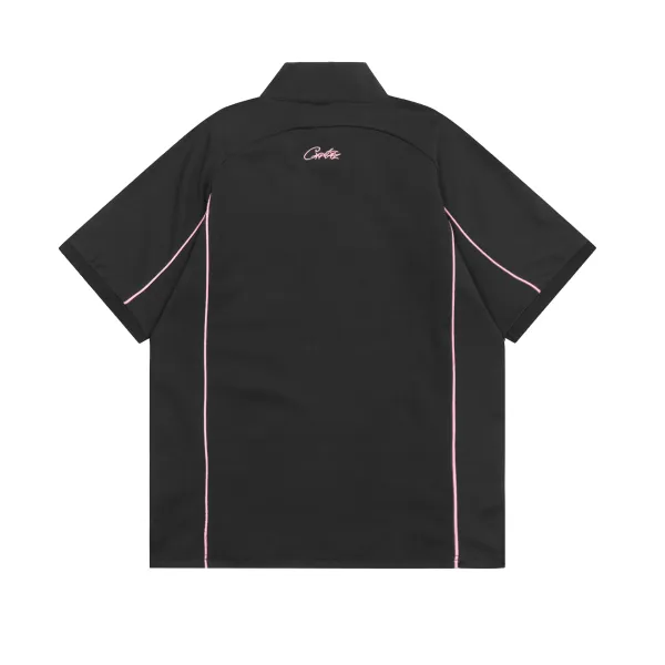 Corteiz Script Logo Black and White Football Jersey - 10