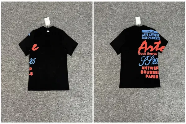 Design Ante Antwerp SS25 Presents Good Energy T-Shirt Black T-Shirts - 1