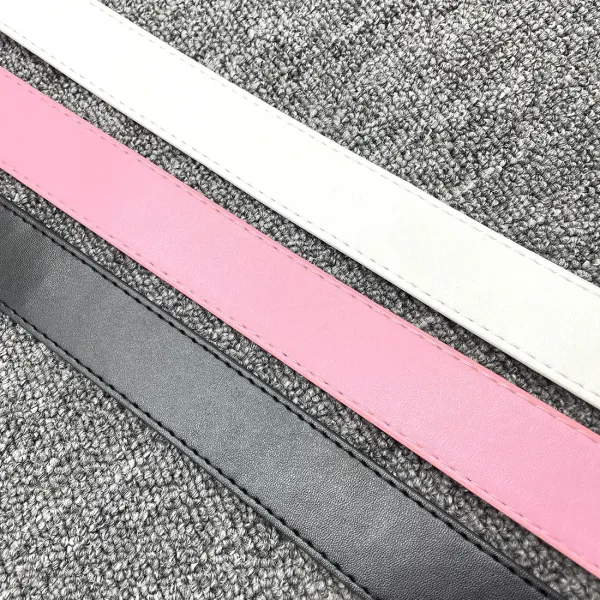 Hello Kitty Crystal Bow White Leather Belt - 27