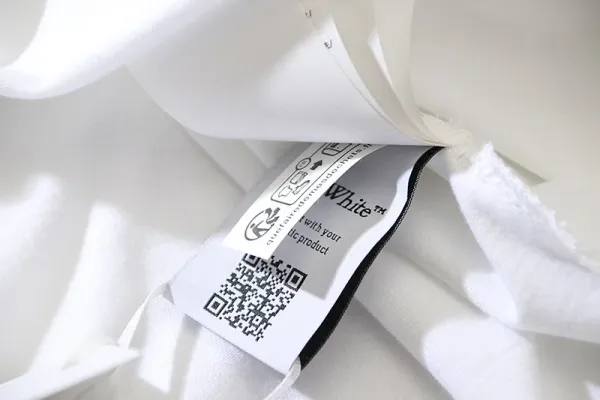 Off-White Industrial Logo Print White T-Shirt - 12