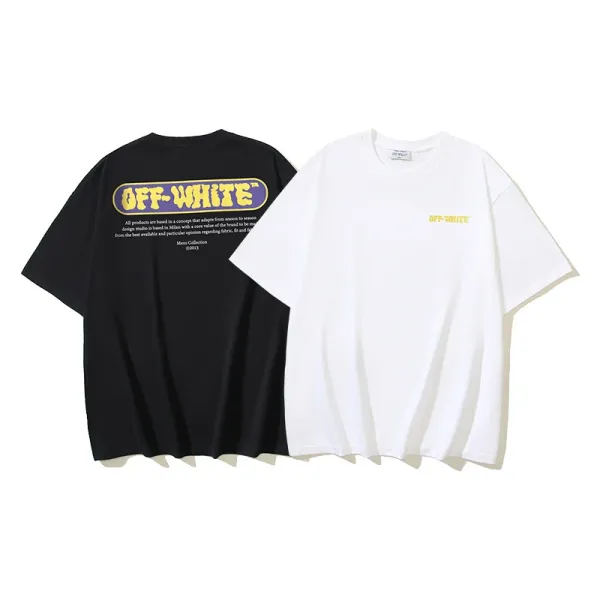 Off-White Industrial Logo Print White T-Shirt - 18