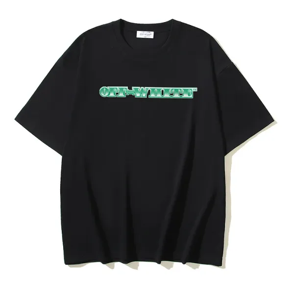 Off-White Industrial Logo T-Shirt Black - 1