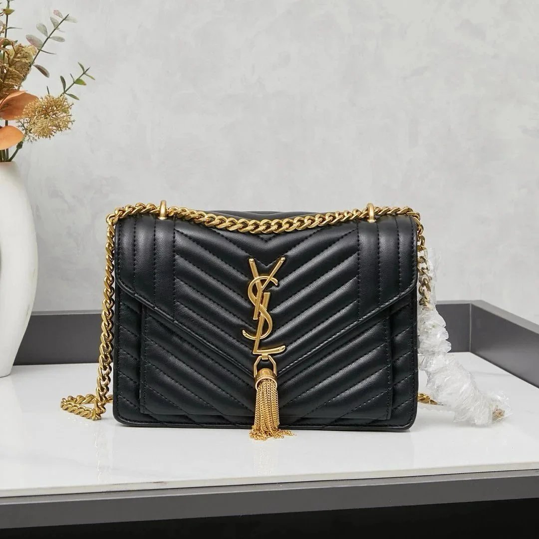 Saint Laurent Shoulder Bags Chain Strap Flap Bag — 021