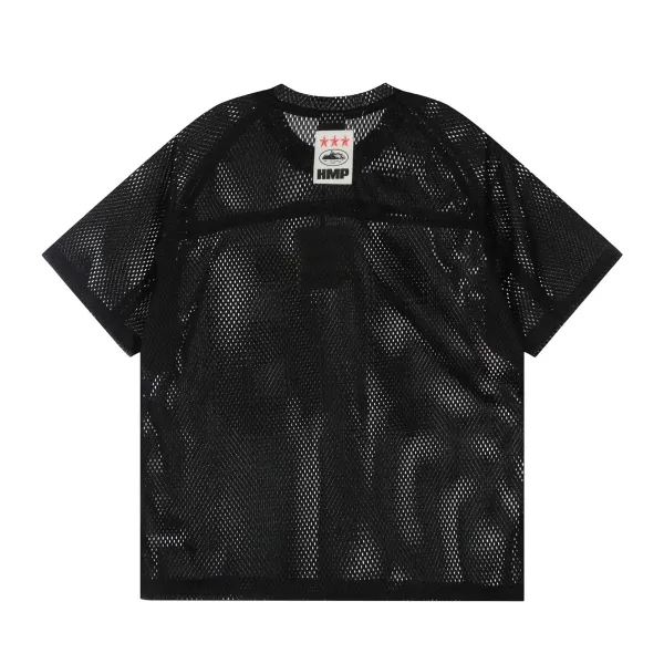 Corteiz Script Logo Black and White Football Jersey - 19