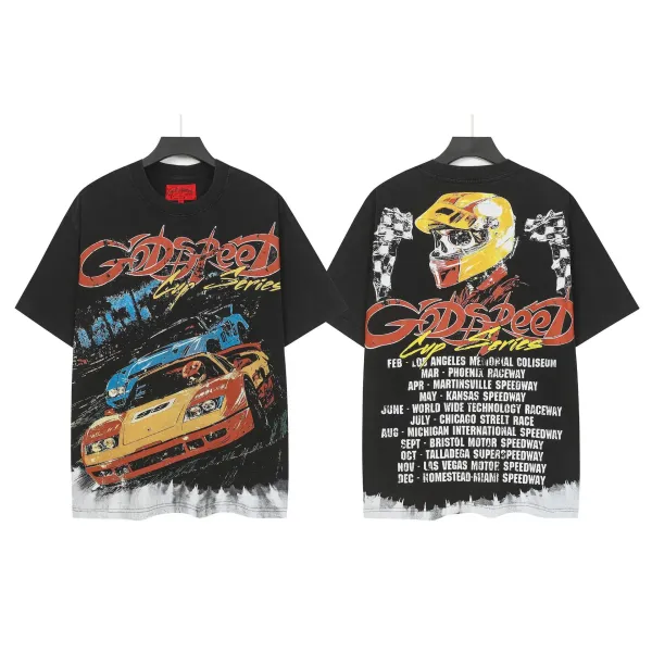 Godspeed Cup Series Racing Graphic T-Shirt Black - 1