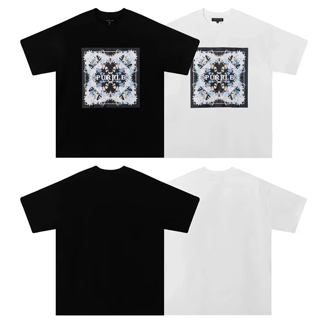 Purple Brand T-Shirts Graphic Print Crewneck T-Shirt product detail image 3