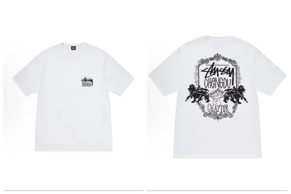 Stussy Chengdu Chapter White T-Shirt - 1