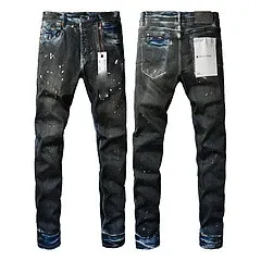Amiri Paint Splatter Distressed Jeans Black - 8