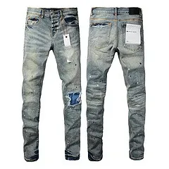 Amiri Paint Splatter Distressed Jeans Black - 20