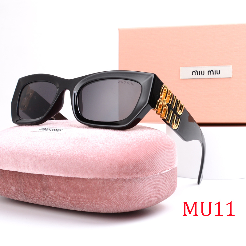 Miu Eyewear Logo-embellished sunglasses — 10