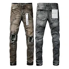 Amiri Paint Splatter Distressed Jeans Black - 38