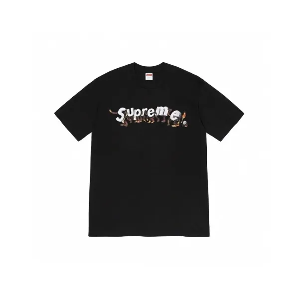 Supreme Dog Logo Black T-Shirt - 1