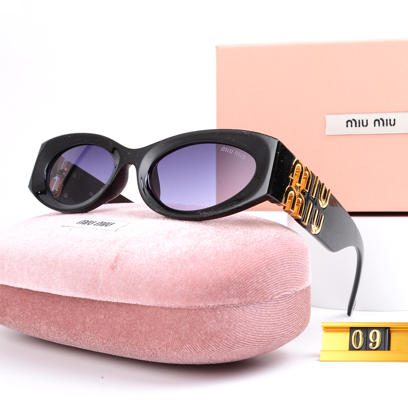 Miu Eyewear Logo-embellished sunglasses — 6