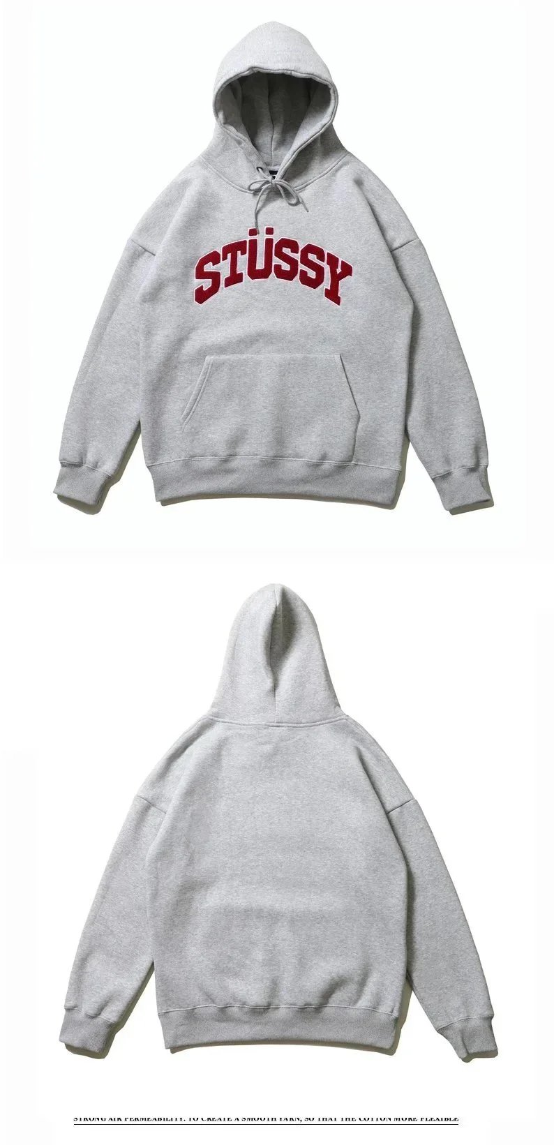 Fleece Embroidered Hoodie photo 5