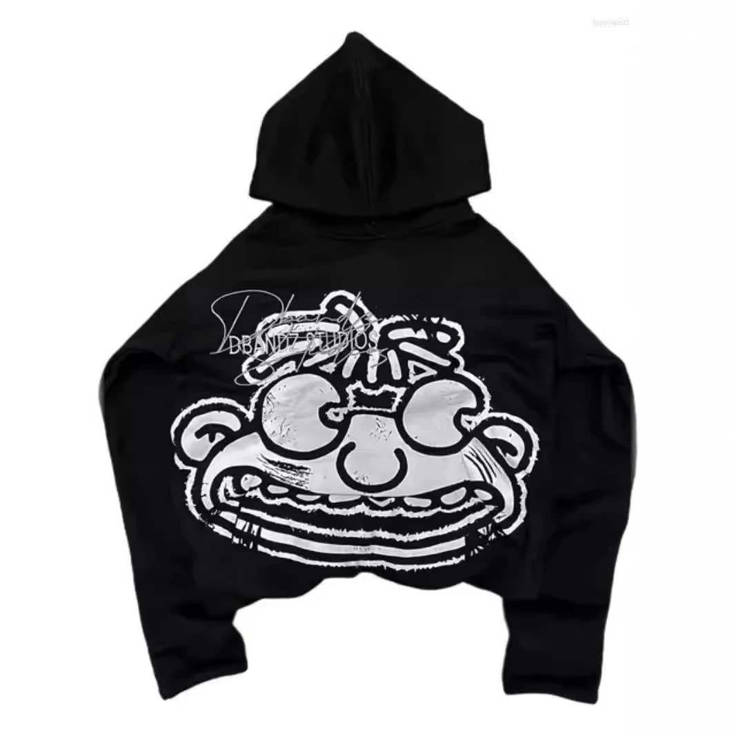 D Bandz Studios Hoodies & Sweatshirts Cartoon Graphic Print Pullover Hoodie image 3