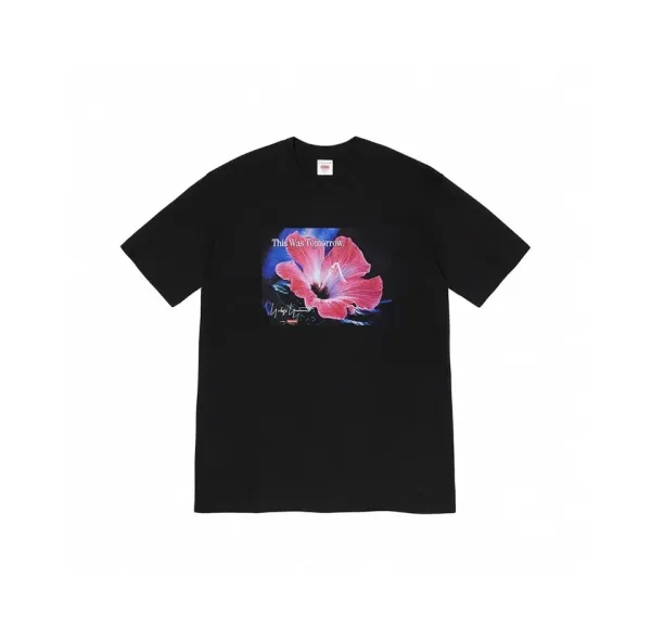 Supreme x Frank Ocean This Was Tomorrow Hibiscus T-Shirt Black - 1