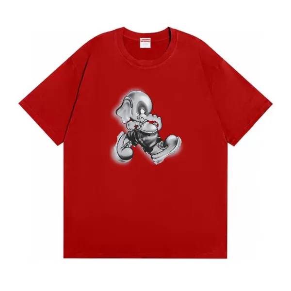 Supreme Elephant Graphic Red T-Shirt - 1