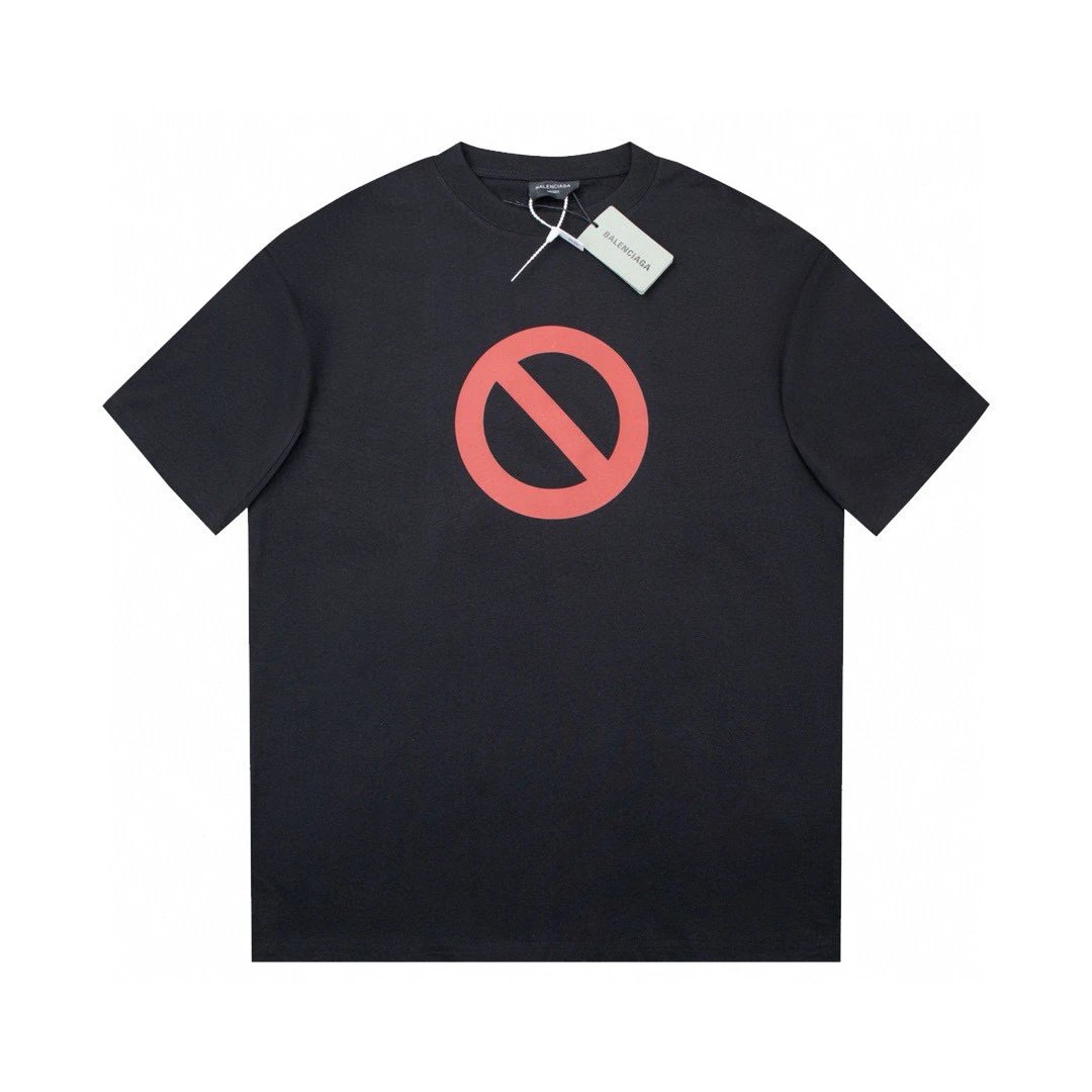 Balenciaga No Symbol T-Shirt Black