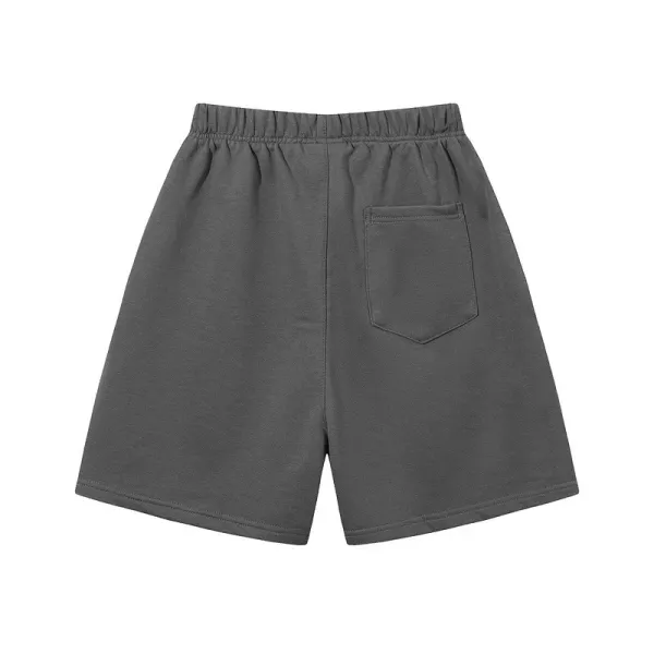 Essentials Logo Print White Shorts - 9