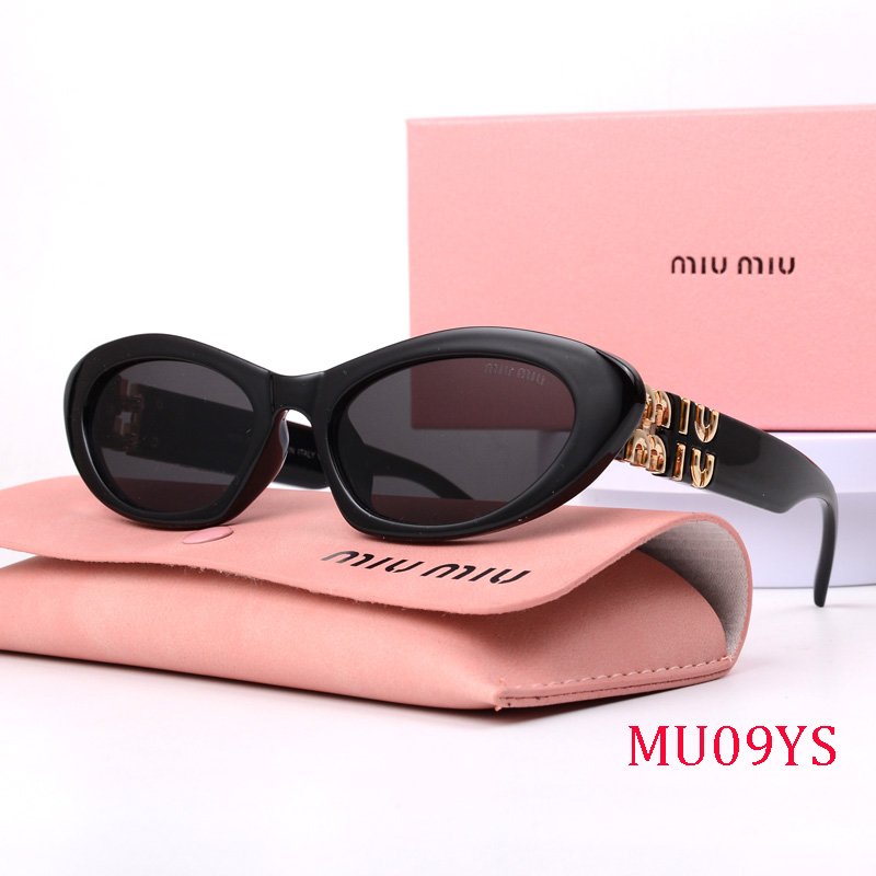Miu Eyewear Logo-embellished sunglasses — 16