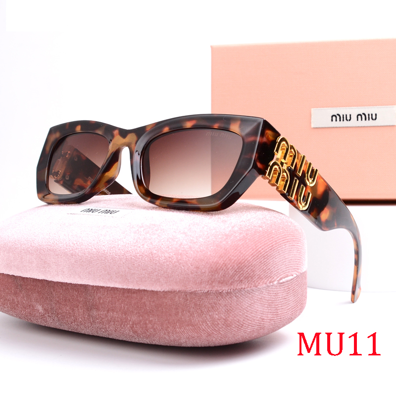 Miu Eyewear Logo-embellished sunglasses — 14