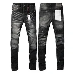 Amiri Paint Splatter Distressed Jeans Black - 26