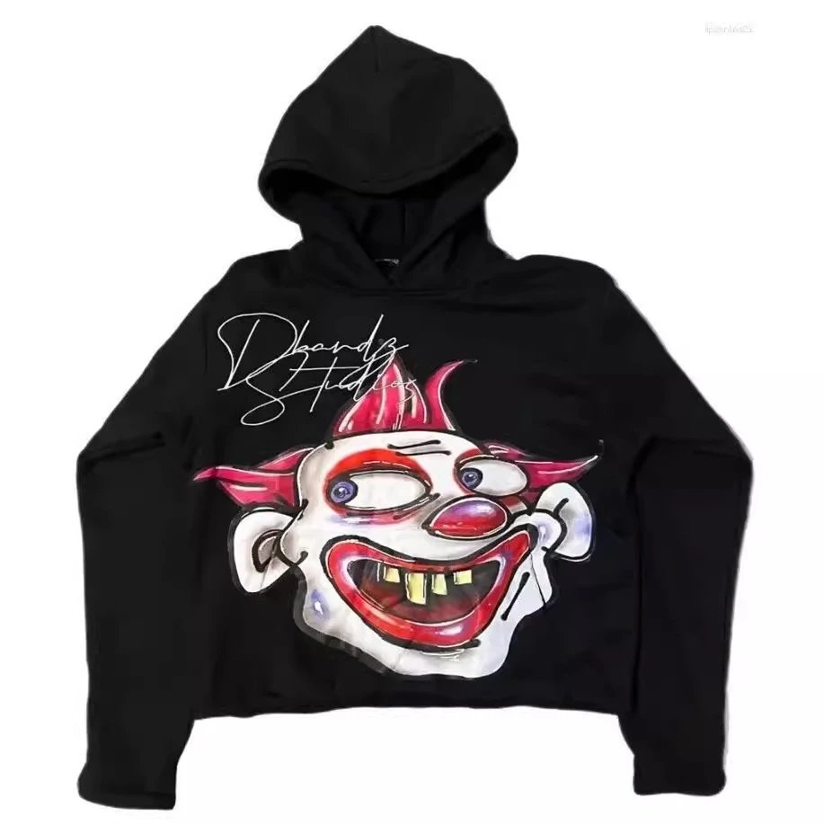 D Bandz Studios Hoodies & Sweatshirts Cartoon Graphic Print Pullover Hoodie image 4