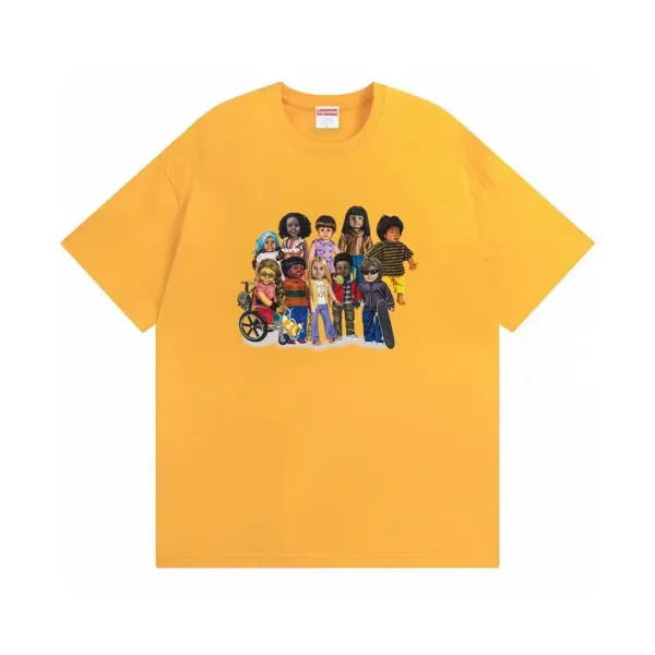 Supreme Dolls Graphic T-Shirt Yellow - 1