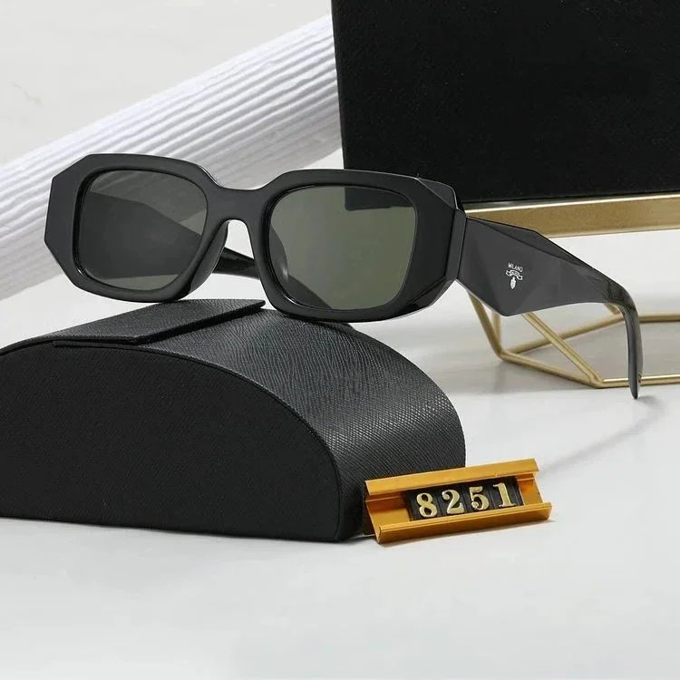 Miu Eyewear Logo-embellished sunglasses — Prada black and green