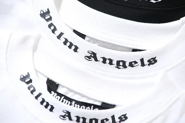 Palm Angels Logo Graphic Oversized T-Shirt Black - 14