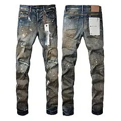 Amiri Paint Splatter Distressed Jeans Black - 30