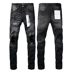 Amiri Paint Splatter Distressed Jeans Black - 24