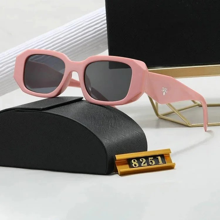 Miu Eyewear Logo-embellished sunglasses — Prada black and pink