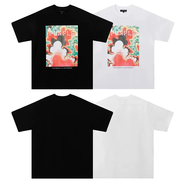 Purple Brand T-Shirts Graphic Print Crewneck T-Shirt product detail image 2