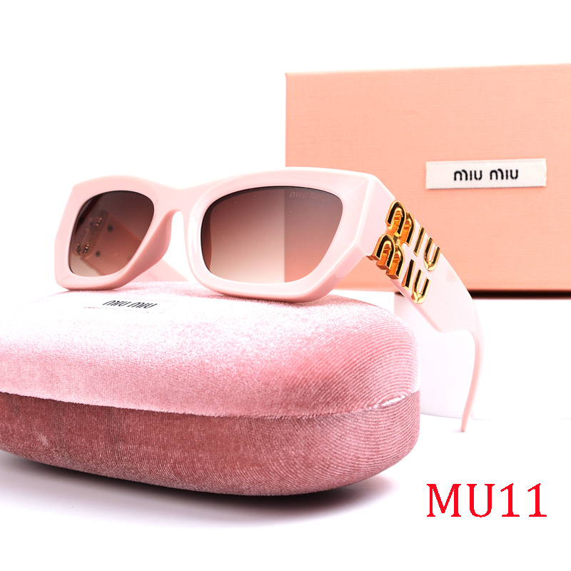 Miu Eyewear Logo-embellished sunglasses — 15