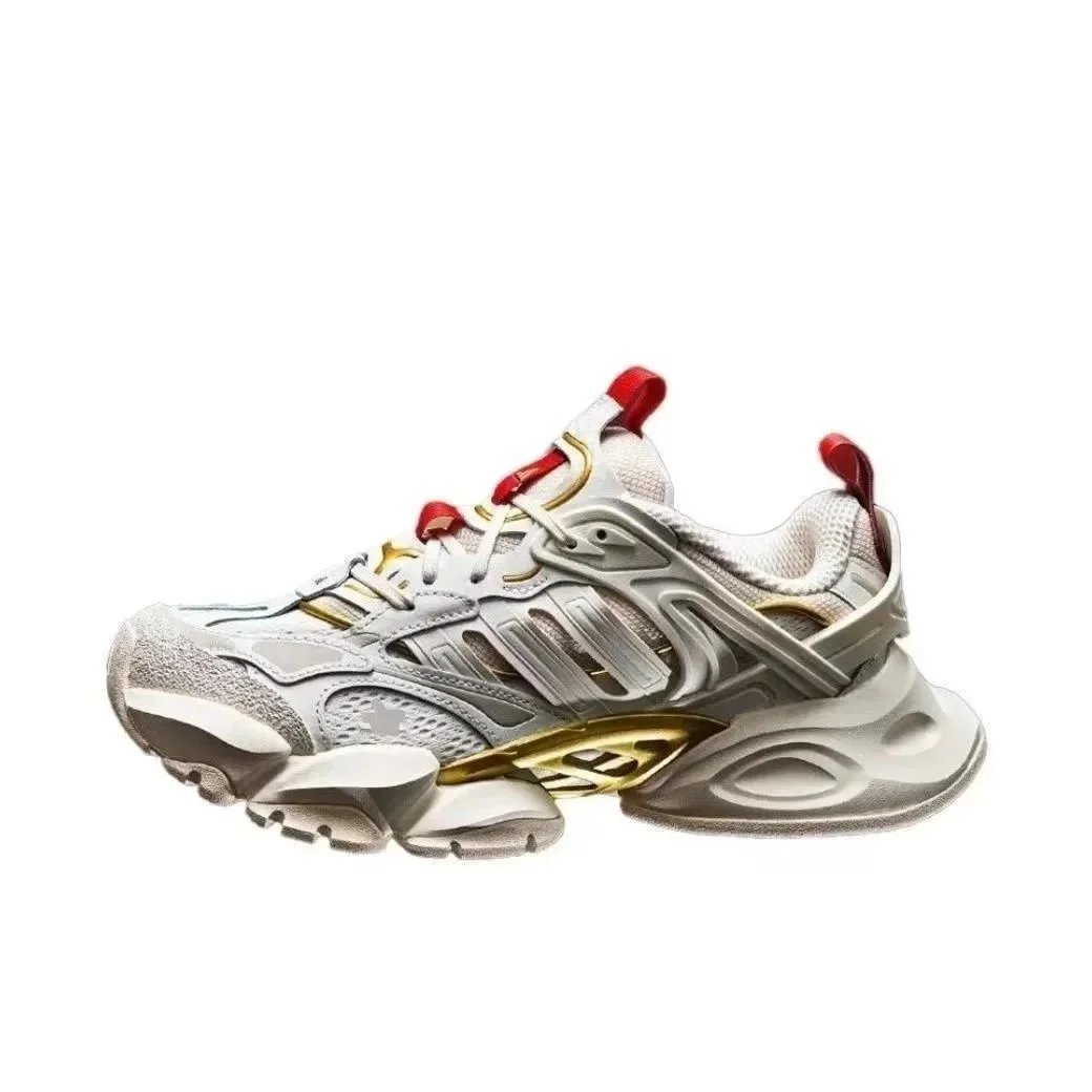 Adidas Sneakers Low-top chunky with three-stripe side panels — 25